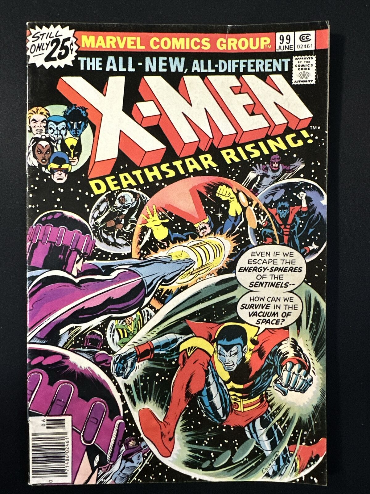 X-Men #99 Marvel Comics Bronze Age 1st Print Original Great Color 1976 Good