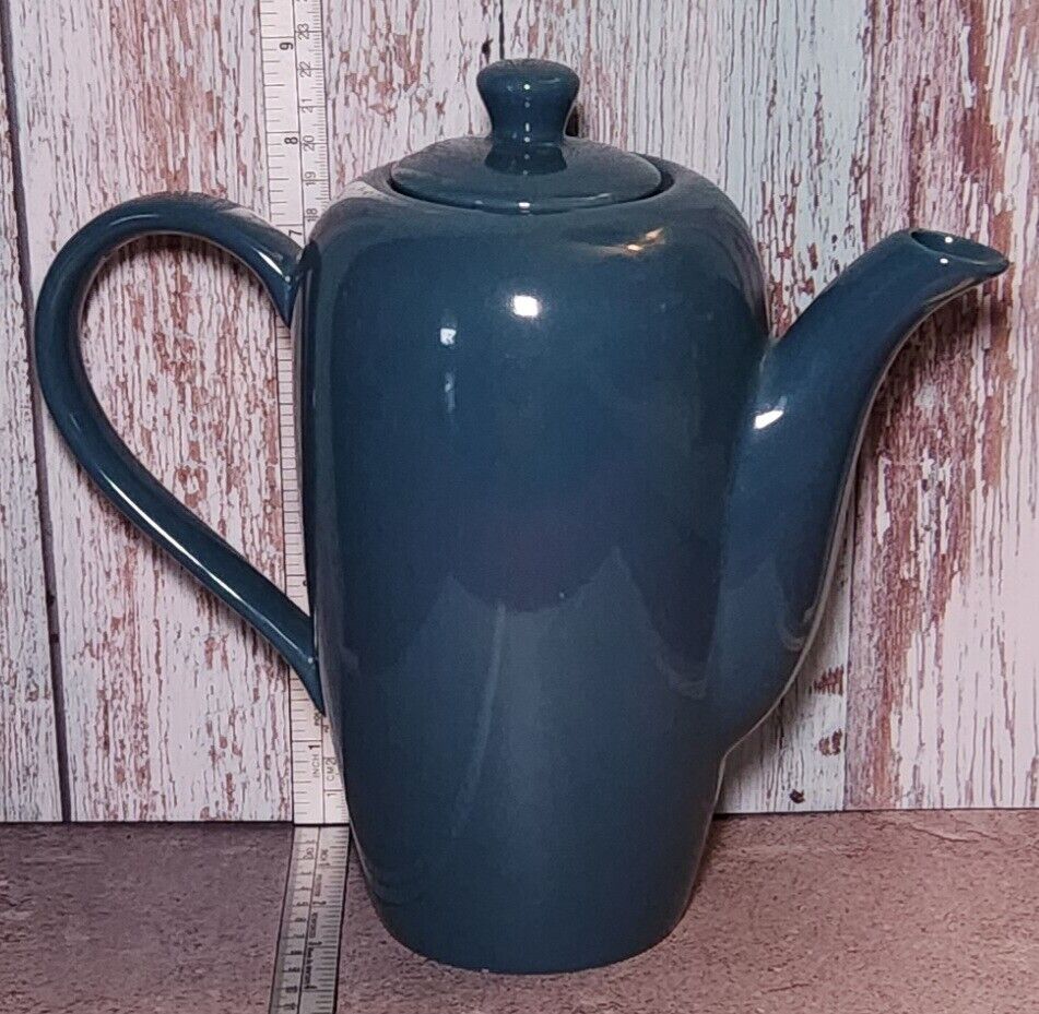 Hues N Brews Dining Ceramic Blue Coffee/Tea Pot
