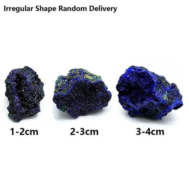Azurite Malachite Geode Crystal Natural Mineral Specimen Reiki Healing Stone