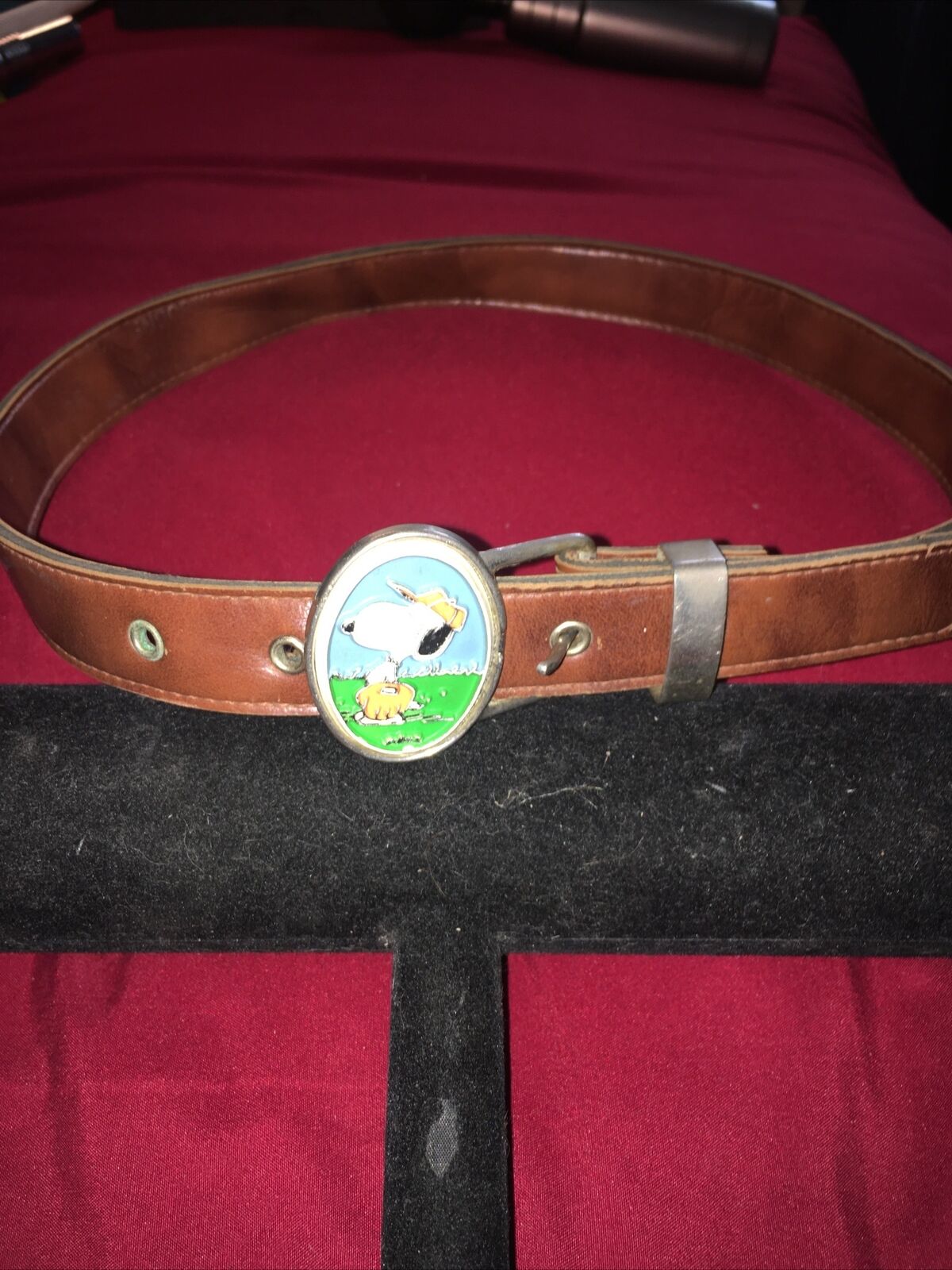 Vtg Snoopy, Peanuts 1950 kids belt Untied Feature Limited Production HTF
