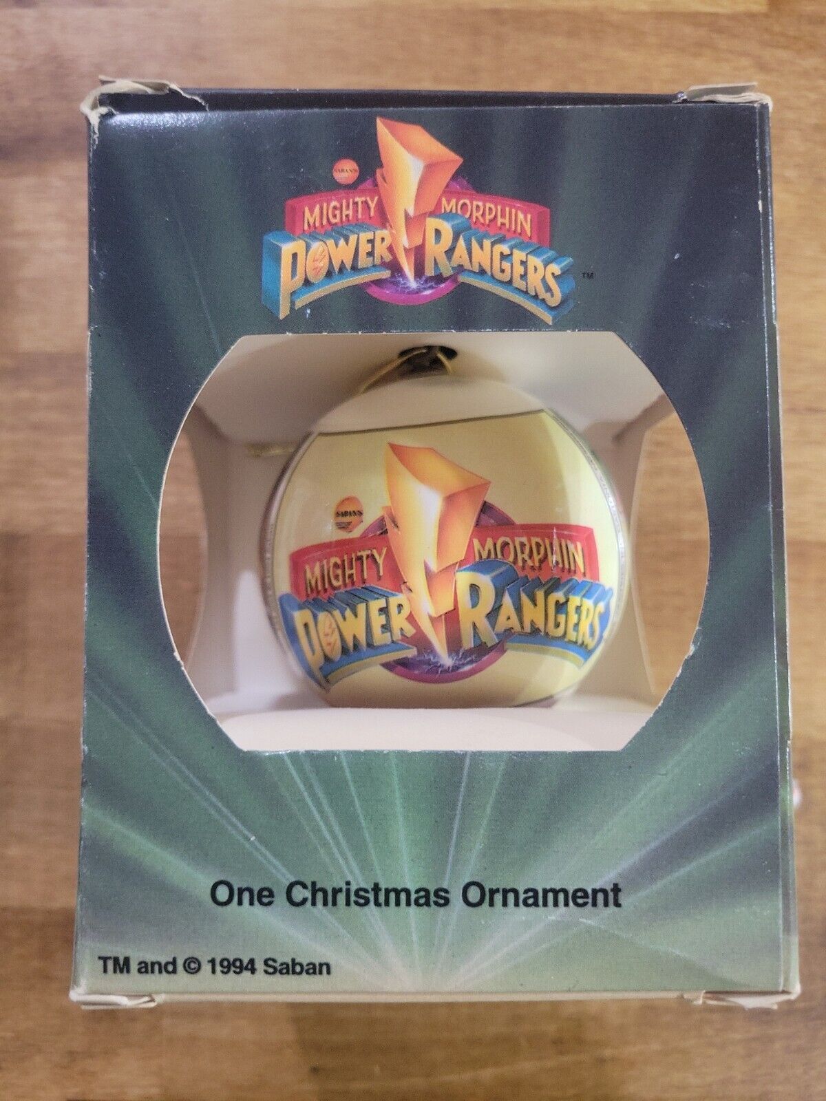 Vintage 1994 Mighty Morphin Power Rangers Christmas Ornament