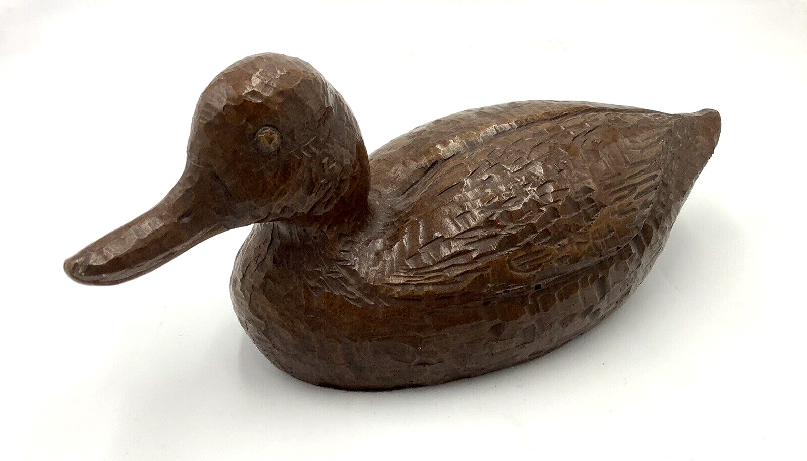 Wooden Duck Decoy Decorative Carved Wood Mallard Duck Decoy 11 Inches