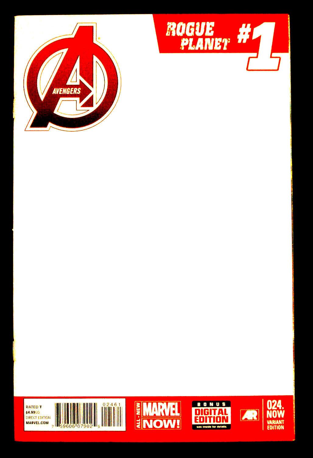 Avengers Rogue Planet #1 Blank Variant. Marvel.1st print..Combine Shippin..JS