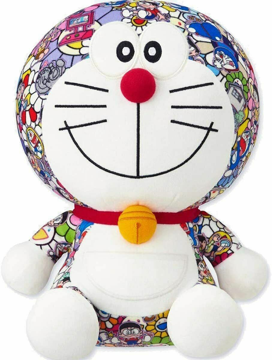 New HOT Cute Plush Toy UNIQLO Limited Edition Doraemon x Takashi Murakami Collab