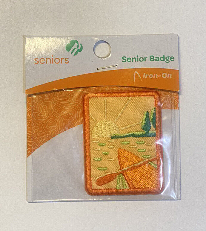 Girl Scout Senior Badge PADDLING OUTDOOR OG Made in China
