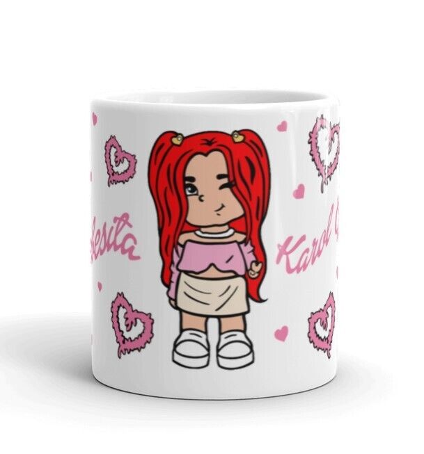 Karol G Red Hair,karol G Coffee Mug, Karol G Cup, Bichota Coffee Mug,Karol G Mug
