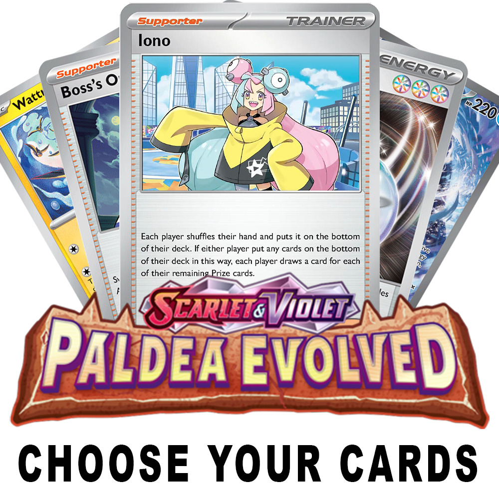 Pokemon SV02 Paldea Evolved Cards - 50% OFF SINGLES - Choose Your Cards IN HAND