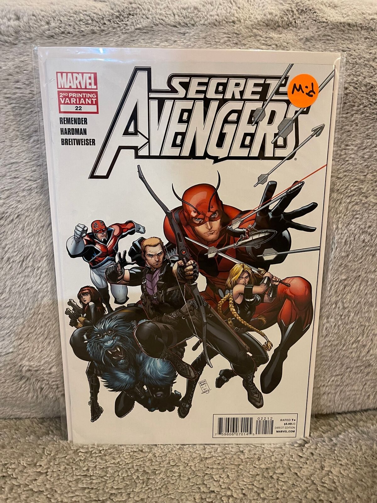 Secret Avengers 22 Adams Second Printing Variant (2012)
