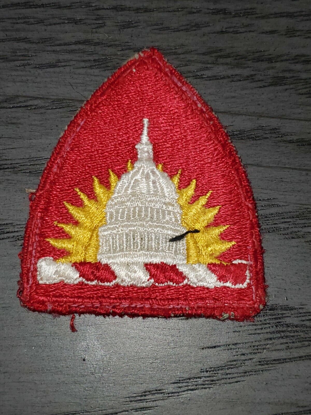 WWII Army District of Columbia DC State Guard National Guard OCS Patch 