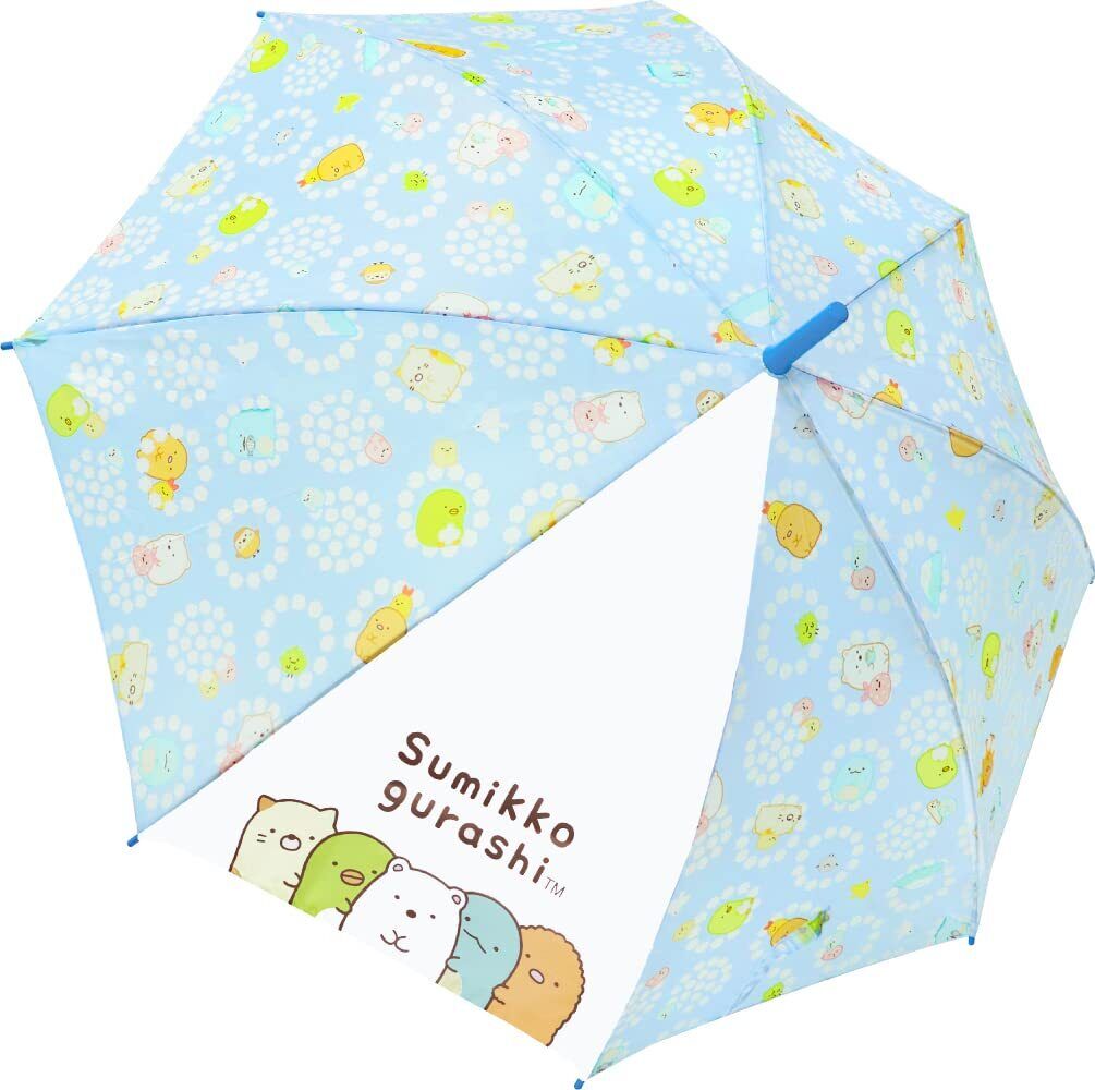 J's Planning Sumikko Gurashi one touch long umbrella 55cm flower pattern 1
