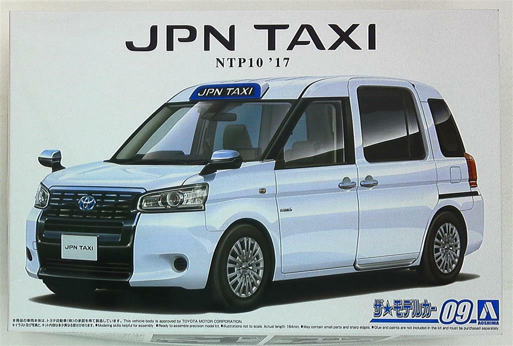 Aoshima 1/24 The Model Car Toyota NTP10 JPN Taxi \'17 Super White II 09