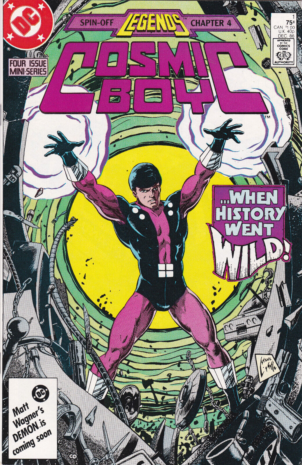 Cosmic Boy #1, Mini (1986-1987) DC Comics