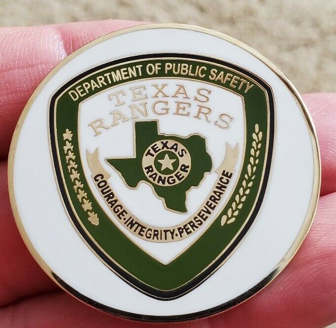 Texas Rangers Department of Public Safety Challenge Coin Rare Authentic 🔥🔥🔥