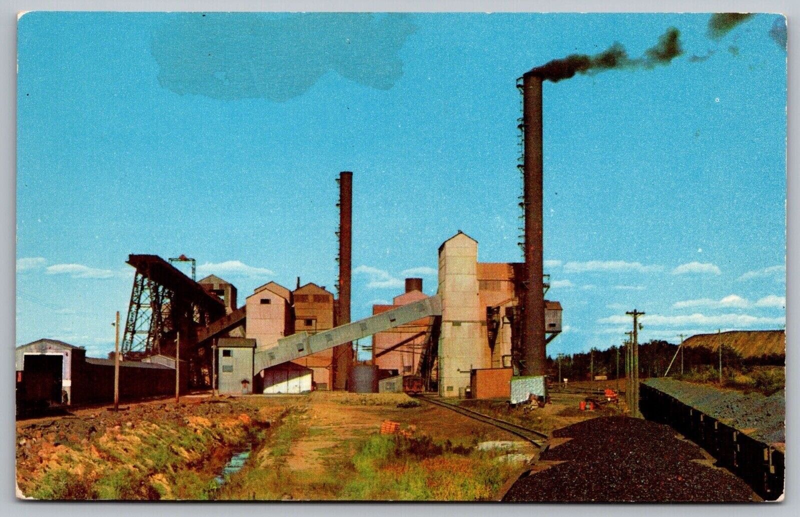 Iron Range Minnesota Taconite Processing Plant Chrome WOB UNP Postcard
