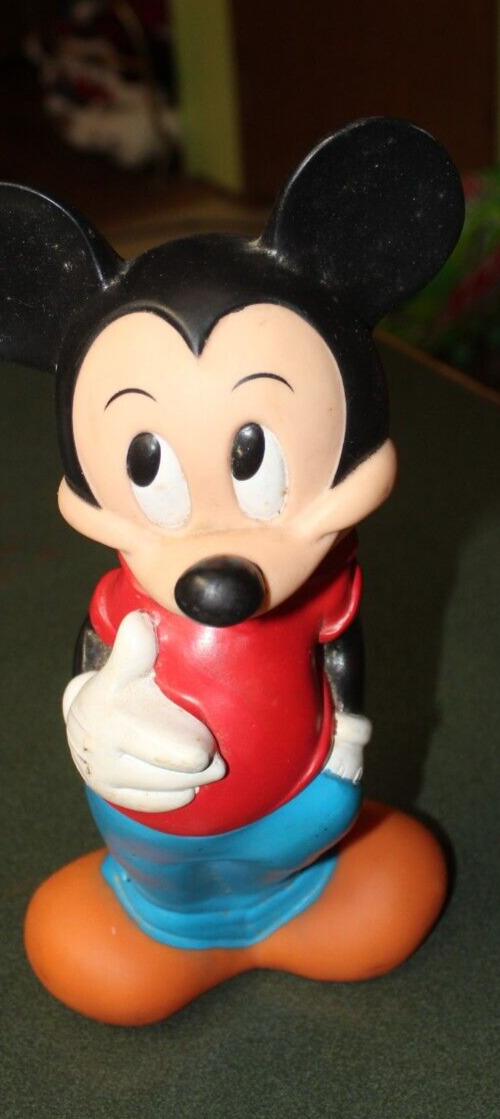 VINTAGE MICKEY MOUSE BANK-12 IN