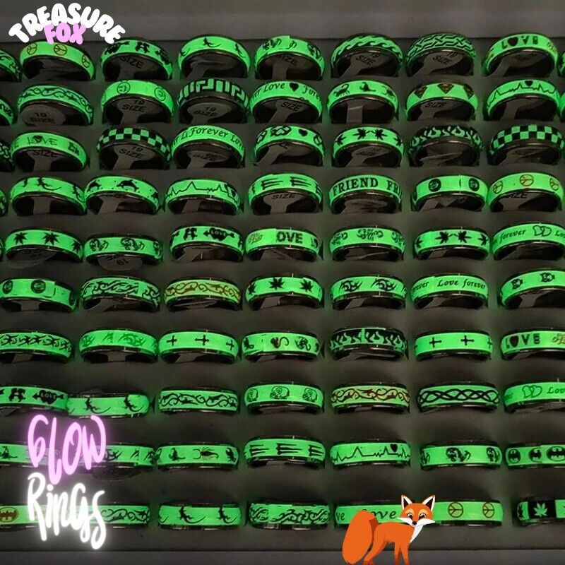 Exclusive Glow In The Dark Rings (Fast USA Shipping)