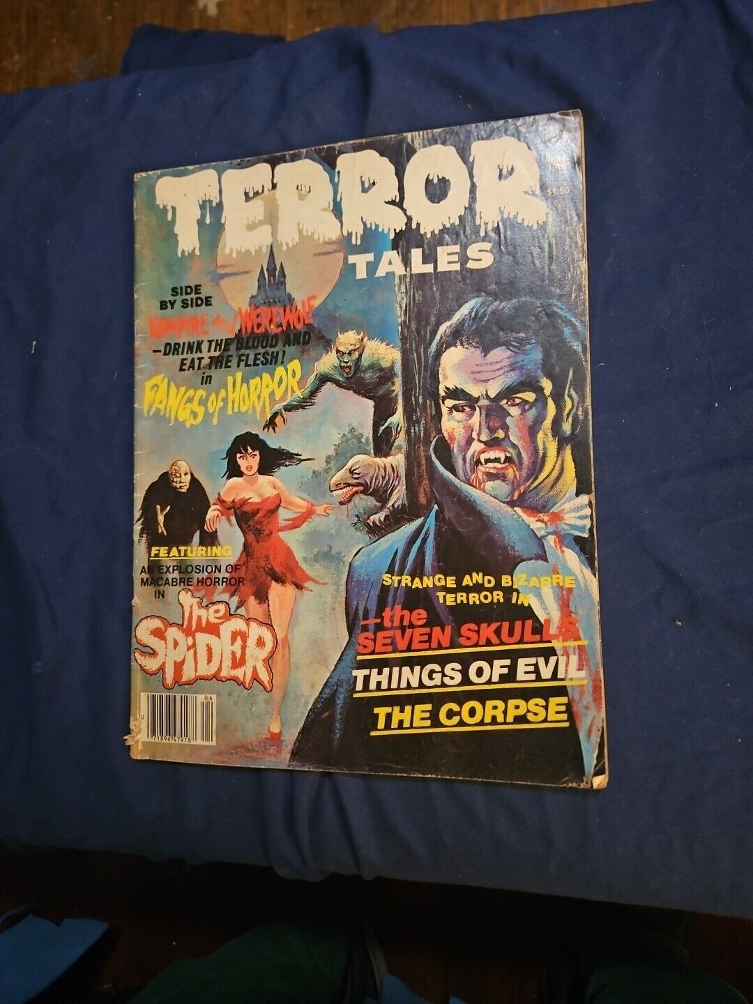 TERROR TALES #2 (Vol 9) -- 1978 --  EERIE PUBLICATIONS Magazine