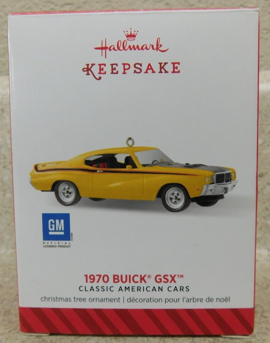 2014 HALLMARK 1970 Buick GSX Classic American Cars Keepsake Christmas Ornament