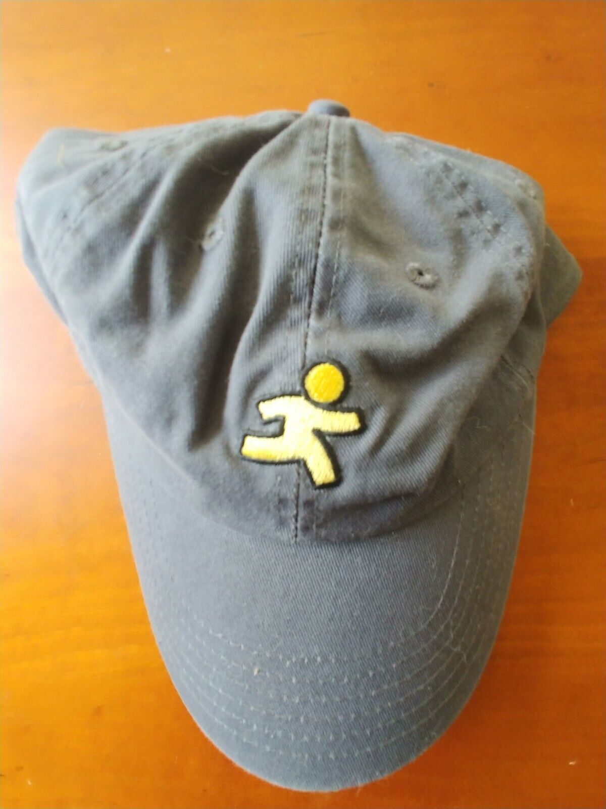 vintage AOL running man baseball cap