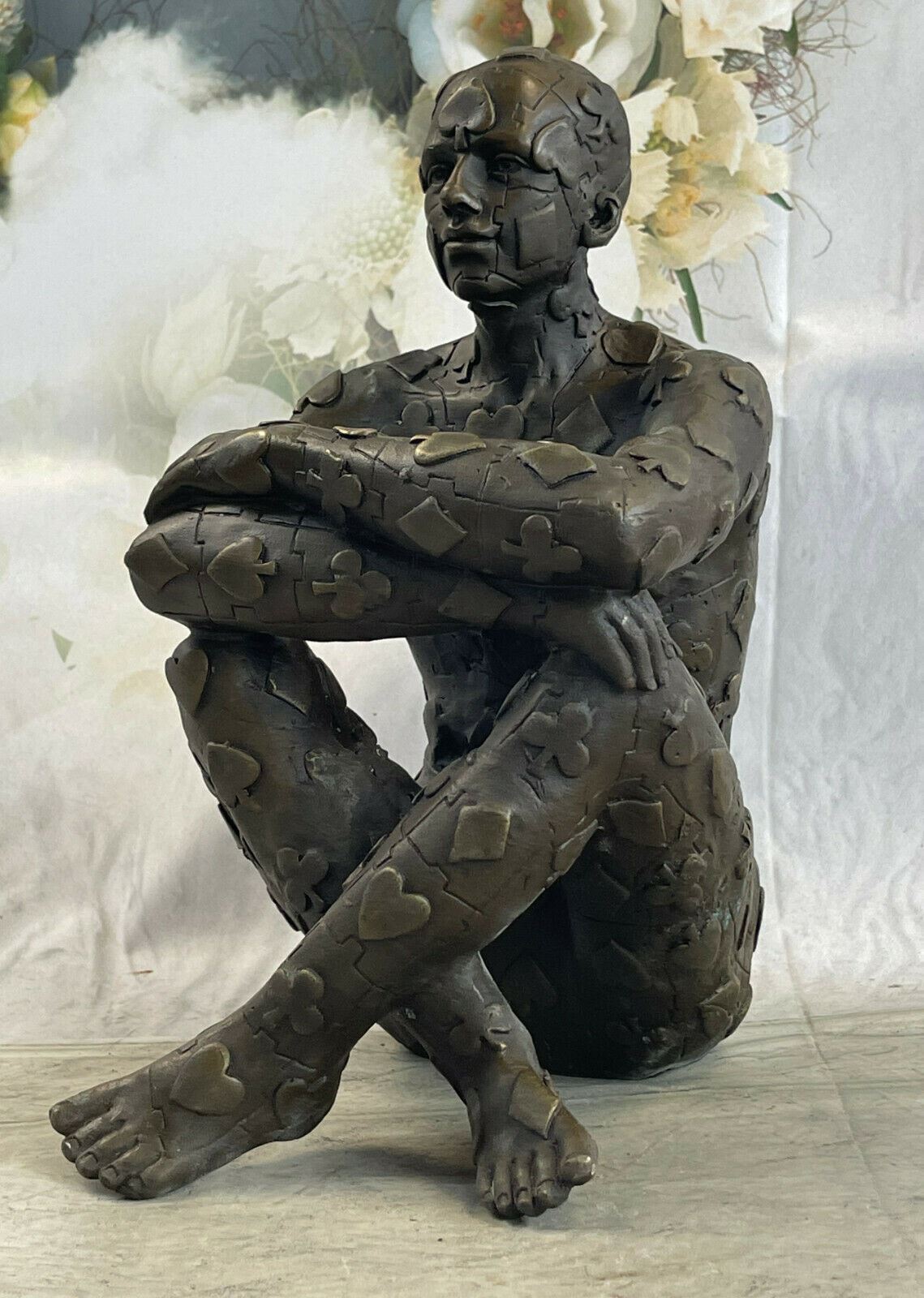 Abstract Modern Art Unique by Salvador Dali Bronze Sculpture Marble Figurine Art