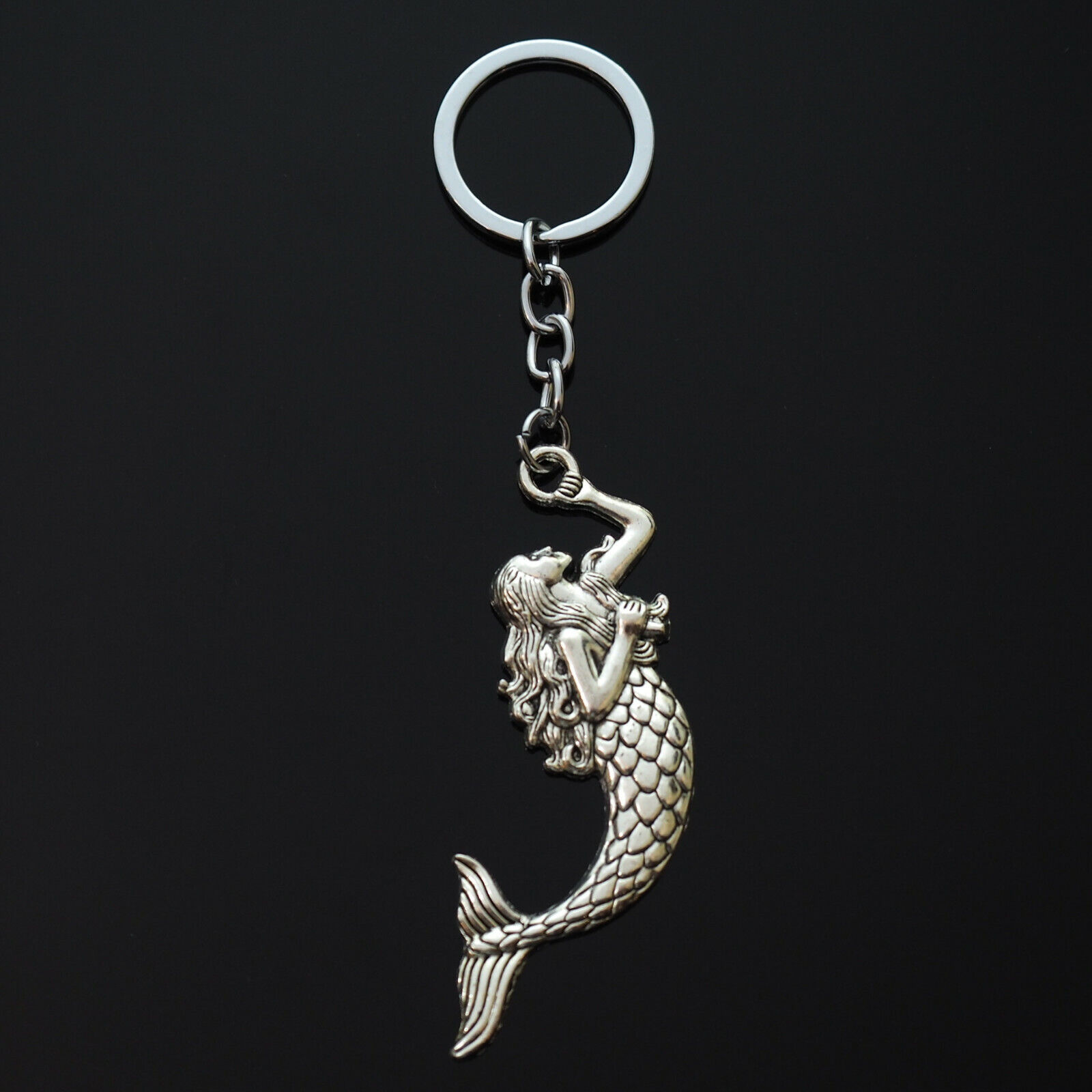 Mermaid Key Chain Charm Pendant Keychain Siren Goddess of the Sea Water Nymph