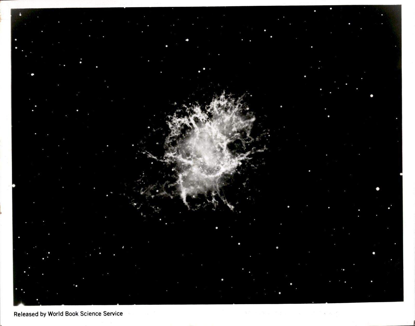 LG62 1969 Orig Photo CRAB NEBULA PULSAR SIGNALS SUPERNOVA EXPLOSION OUTER SPACE