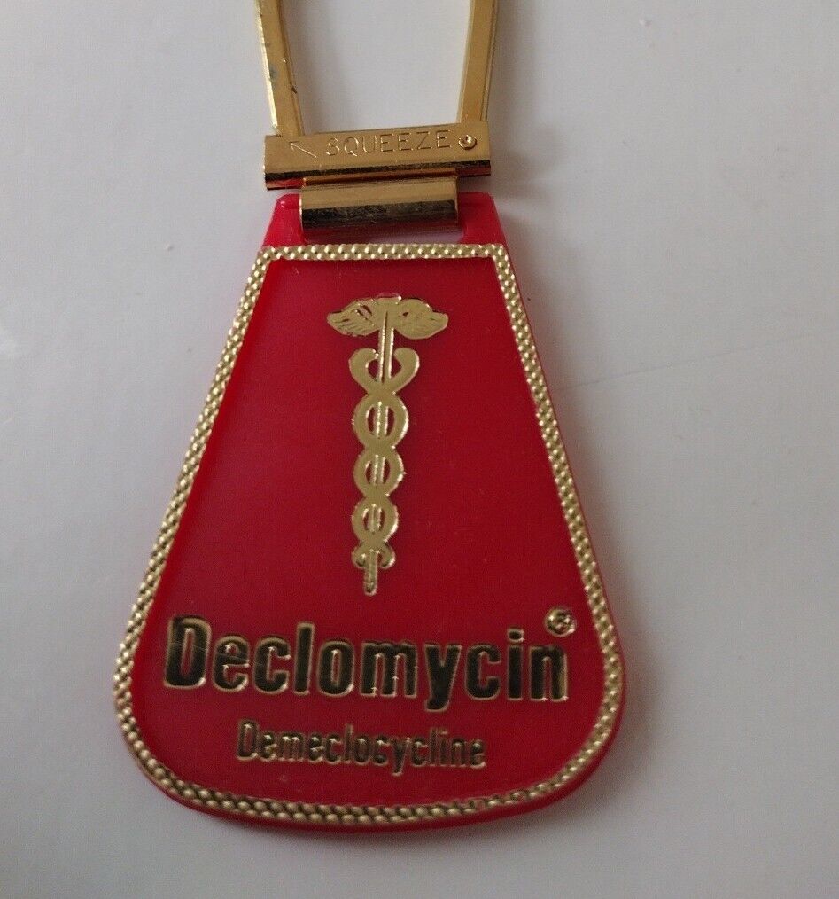 Declomycin Antibiotic Advertisement Keychain  