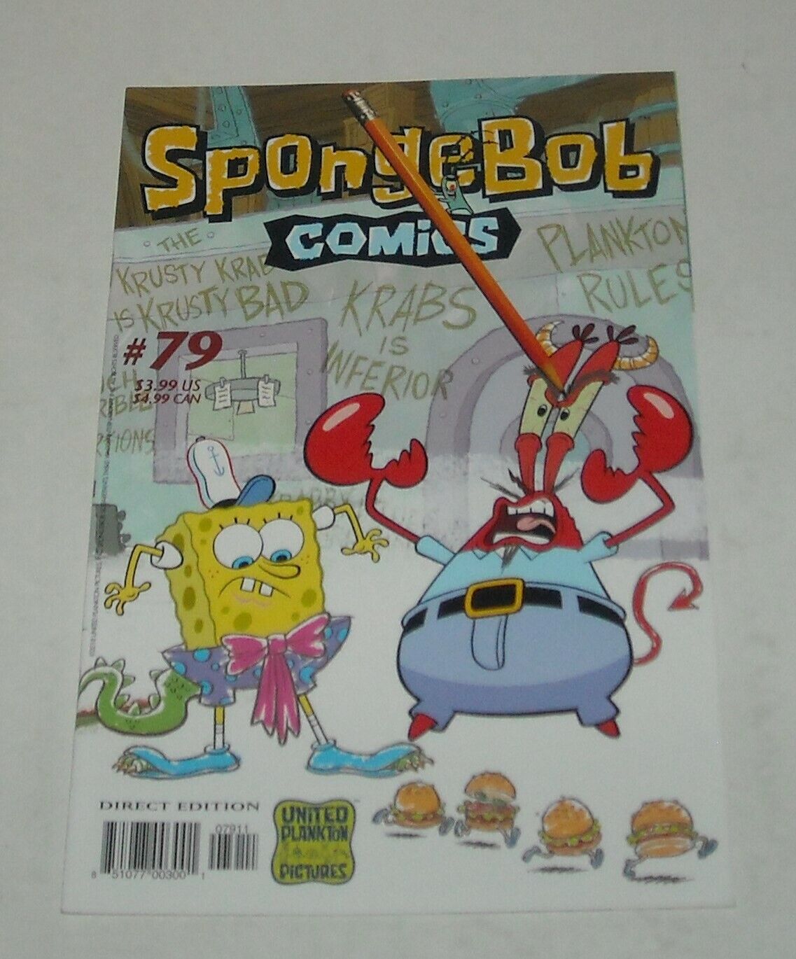 SPONGEBOB COMICS # 79 2018 BONGO TV CARTOON COMIC BOOK UNITED PLANKTON PICTURES