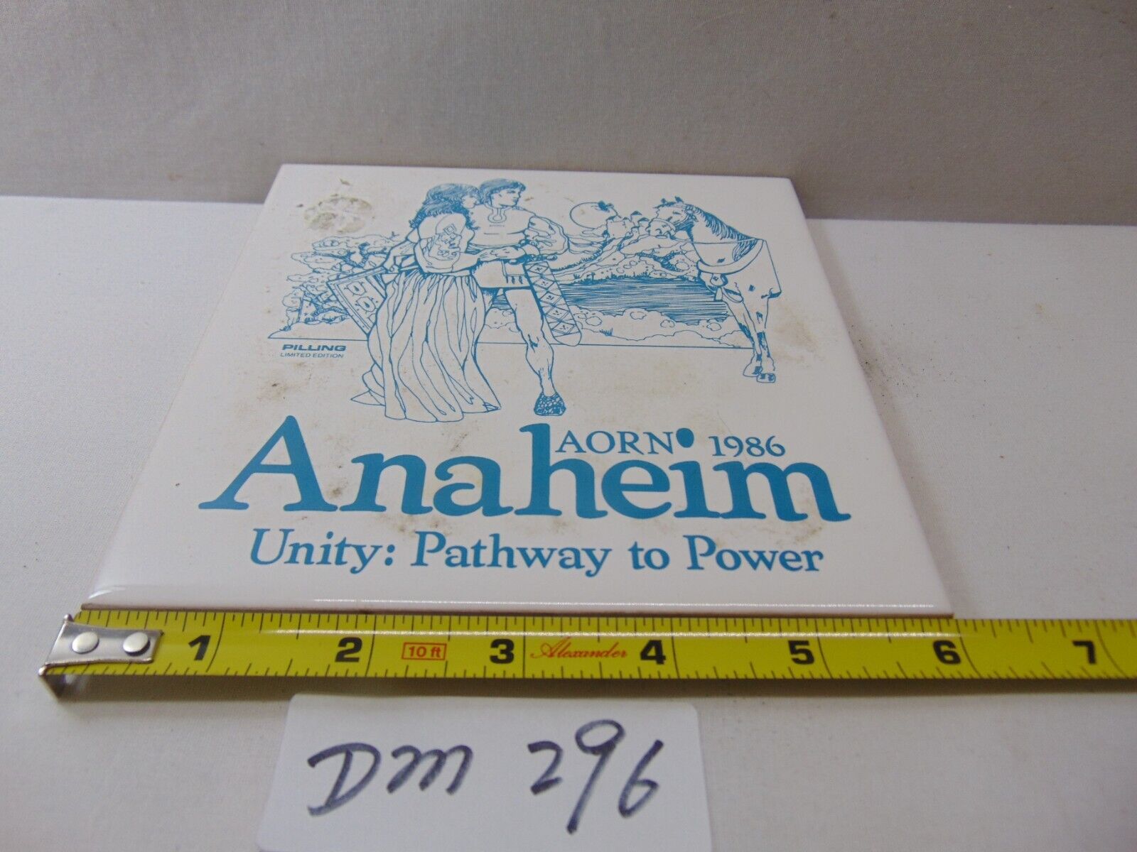 AORN Pilling Limited Edition Tile Trivet 1986 Anaheim Pathway to power
