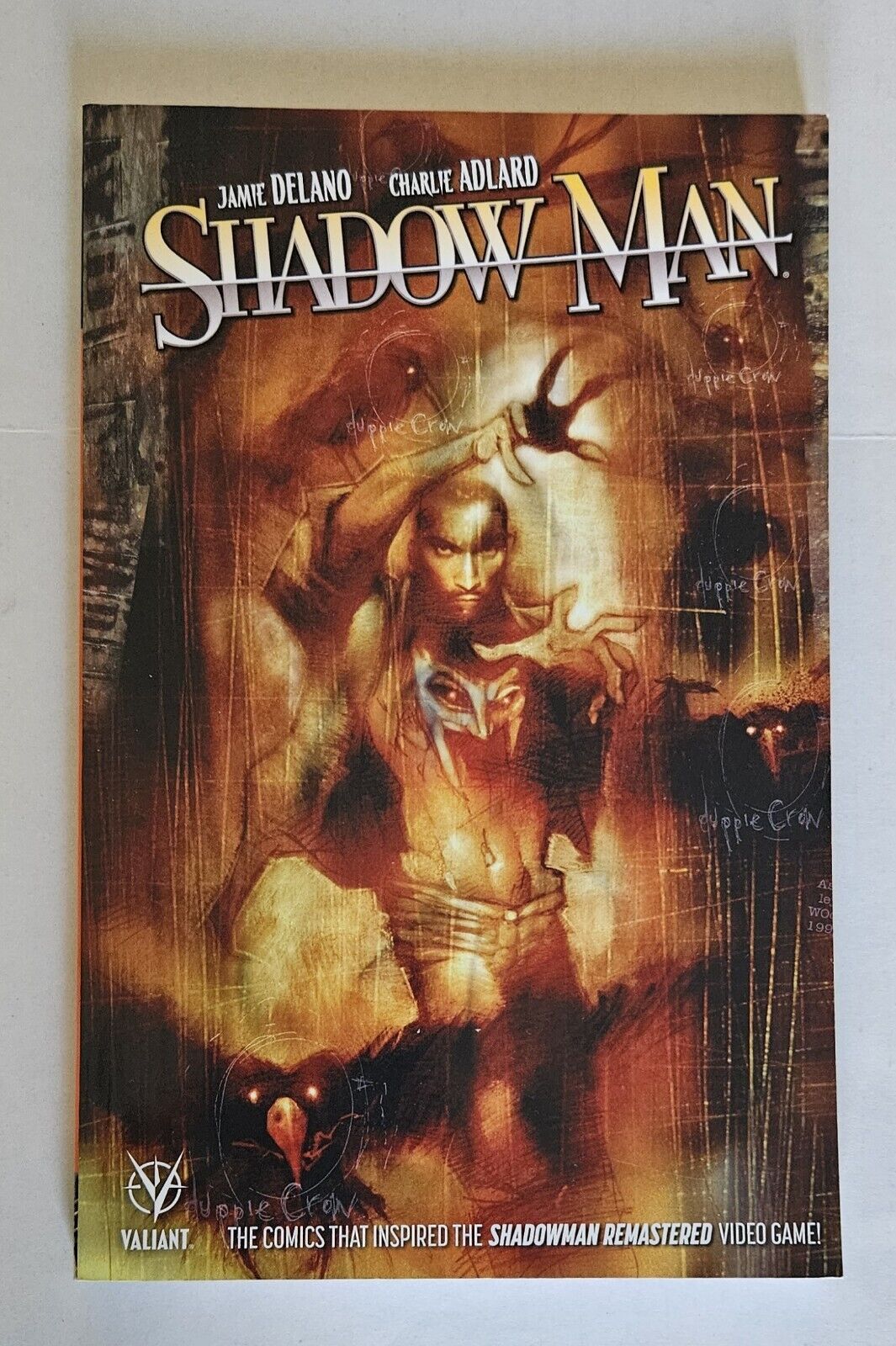 Shadowman Comic Book Jamie Delano & Charlie Adlard 2022 Valiant 