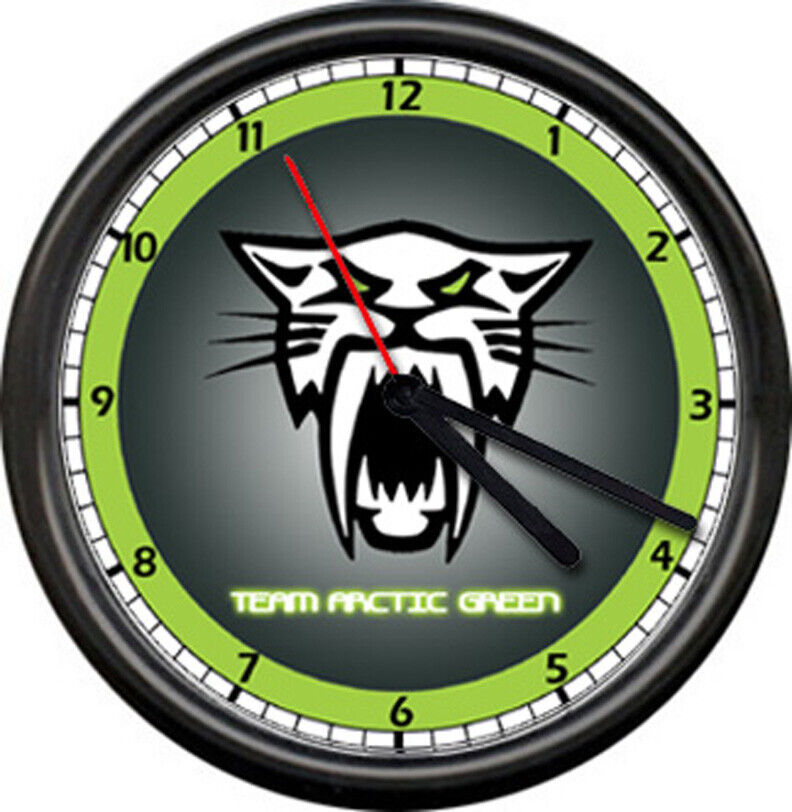Arctic Cat Snowmobile Racing Team Dealer Shop Sign Wall Clock