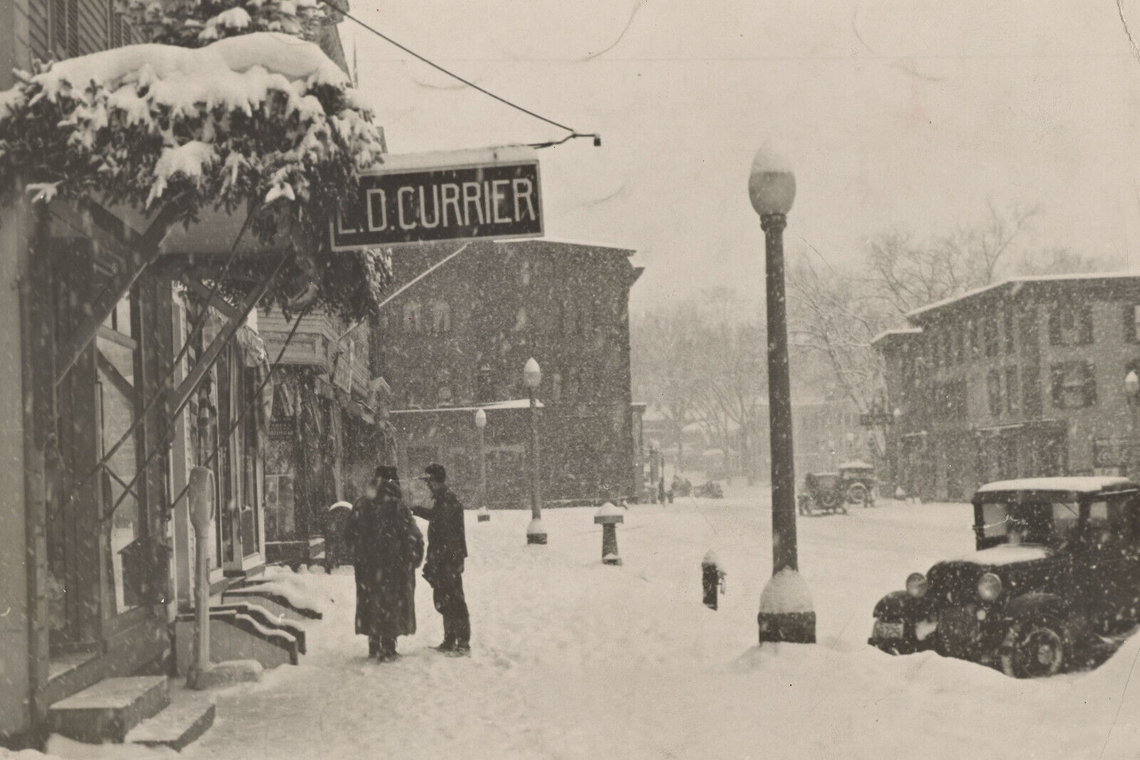 Old 4X6 Photo, 1936 Main Street. Lancaster, New Hampshire. 4001063