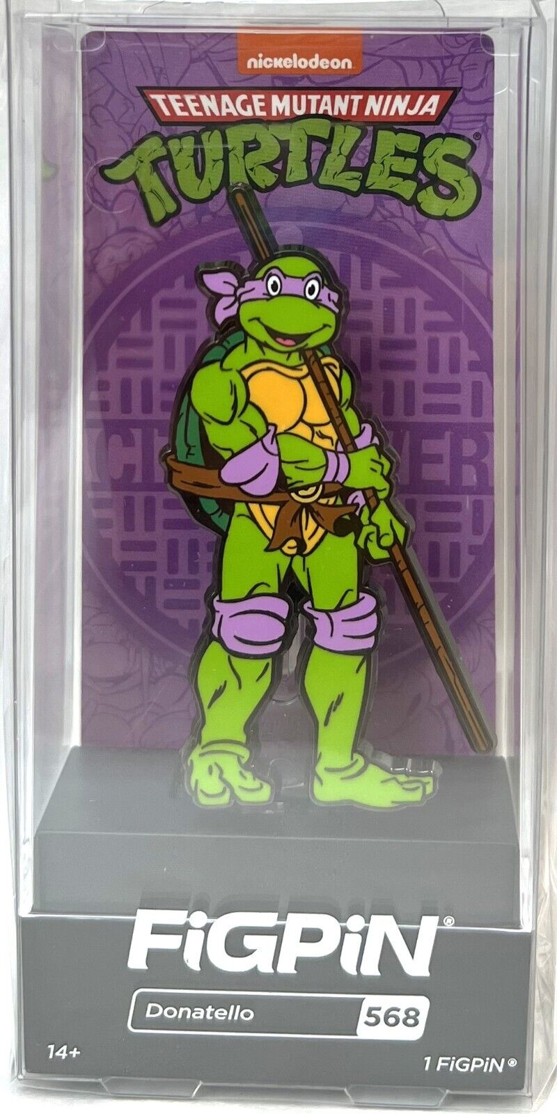 FiGPiN Teenage Mutant Ninja Turtles Donatello #568 Collectable FigPin