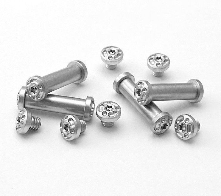 4 Pieces Stainless Steel Knife Handle Screws Rivets Nuts Corby Bolts Screws Pins