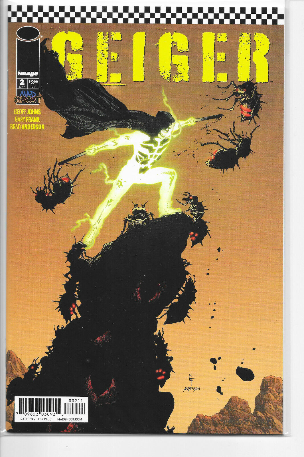 Geiger #2 A Gary Frank Cover 1st Print NM/NM+ Image Comics 2021