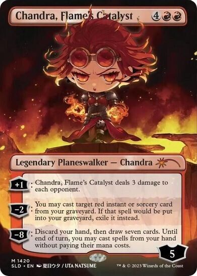 Chandra, Flame's Catalyst (Rainbow Foil) - Secret Lair - Magic the Gathering