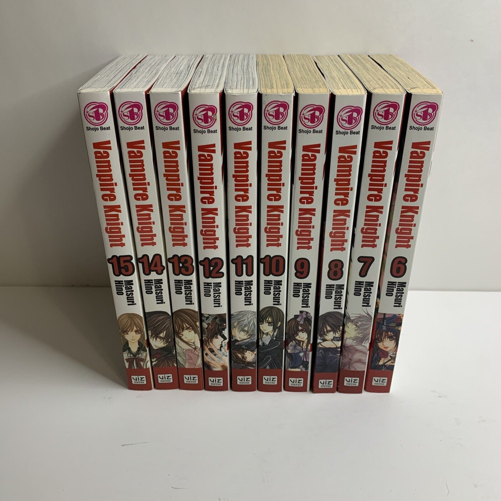 Vampire Knight Volumes 6-15 manga English softcover book Matsuri Hino OOP