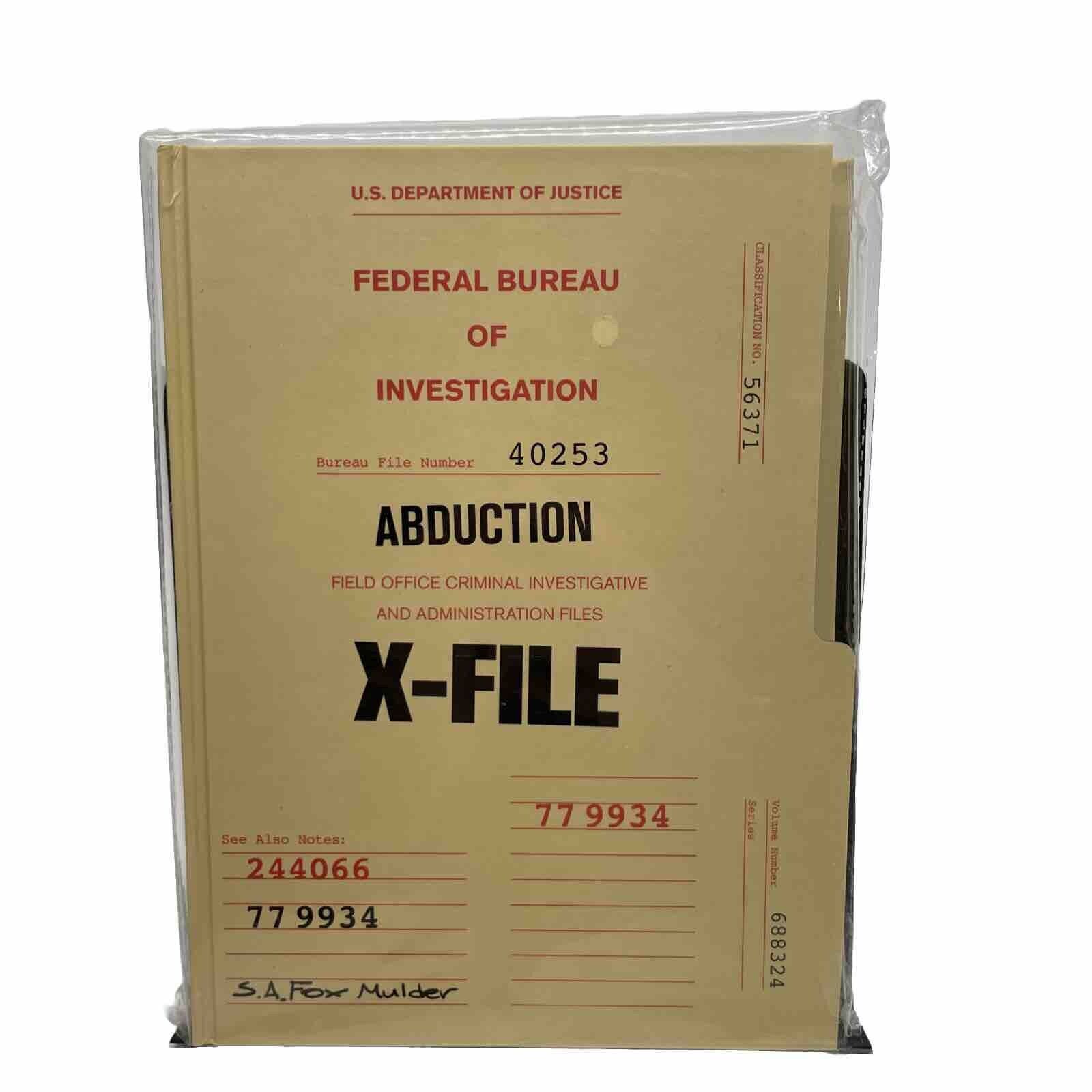 The X Files Case File Journal 2017 Book New Sealed Ribbon Bookmark 232 Pages