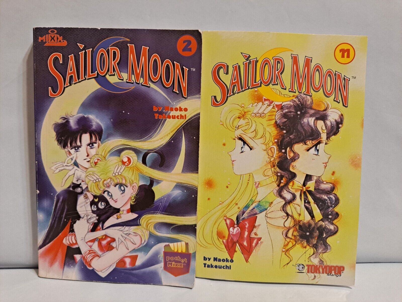Vintage Sailor Moon Vol 2 + Vol 11 Manga English Tokyopop