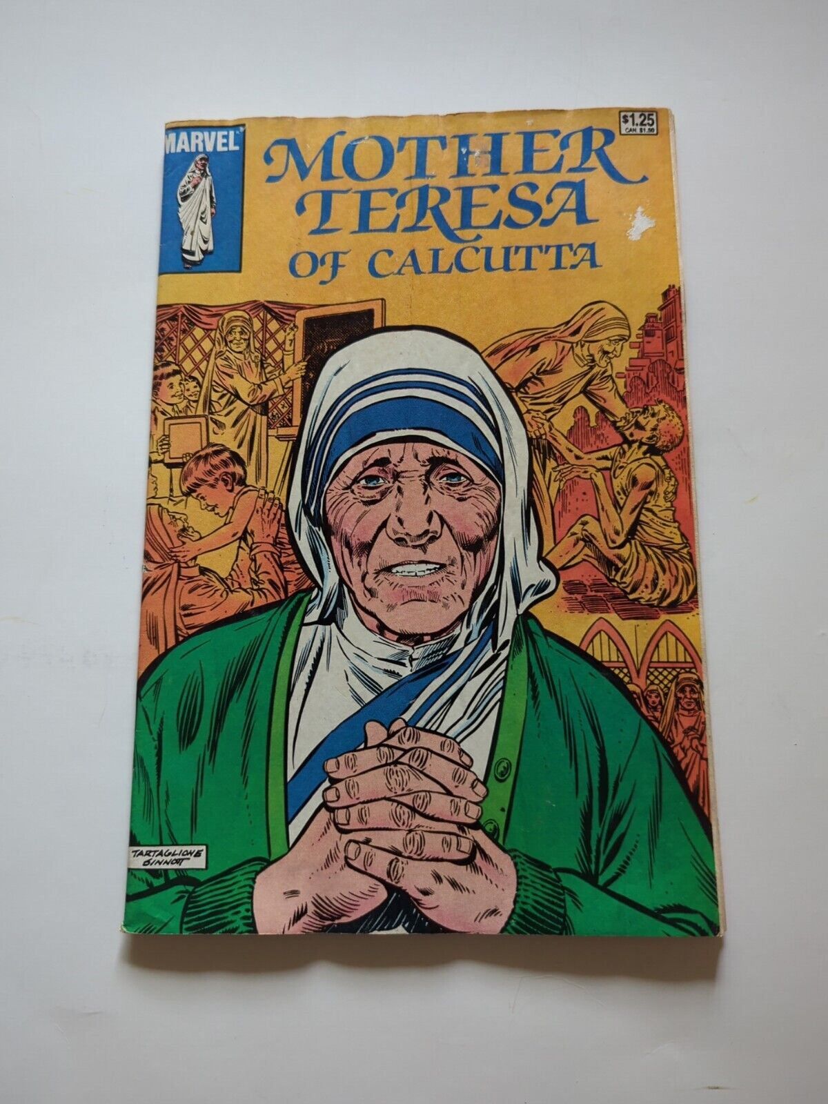Mother Teresa of Calcutta #1 Marvel Comics 1984 Comic Book
