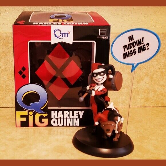 NEW Q-Fig Suicide Squad - HARLEY QUINN, 2016, DC Lootcrate Exclusive