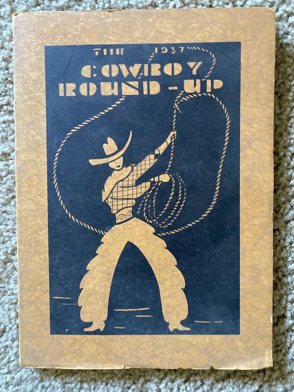 1937 Lubbock Texas Junior High School Yearbook \