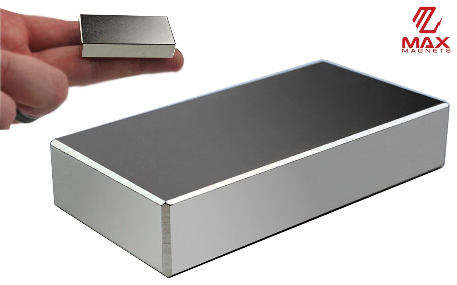 Max Magnets Super Strong N52 Neodymium Large Block Magnet 2\