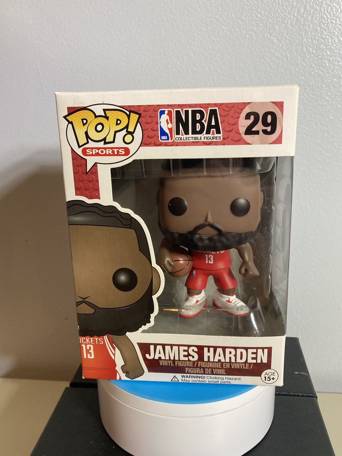 Funko POP Sports James Harden 29 NBA Houston Rockets Red Shirt w/ Protector