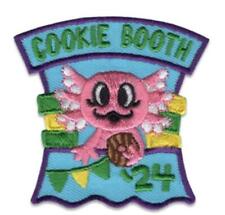 Girl COOKIE BOOTH '24 2024 Axolotl Cookies Sale Fun Patches Crest SCOUTS GUIDE picture