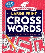Brain Booster: Large Print Crosswords-Fun Exercises for your Brain picture
