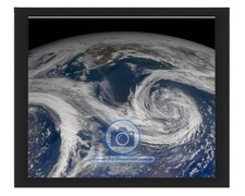 SPRING PHYTOPLANKTON BLOOM GULF OF ALASKA MAY 2014 SATELLITE V 8X10 FRAMED PHOTO picture