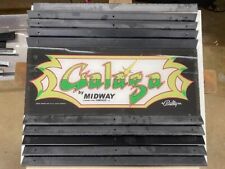 2 METAL Arcade Marquee Bracket Midway (Mounting/Holding/Retaining) Ms Pac Man picture