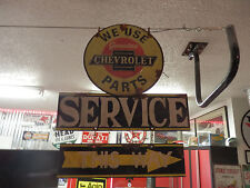antique style Chevy Chevrolet dealer service station garage 2 piece sign set picture
