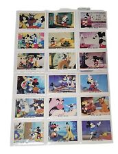 Disney Mickey Animated Movie Scene Trading Card Collectible Set Series A Set 1 picture